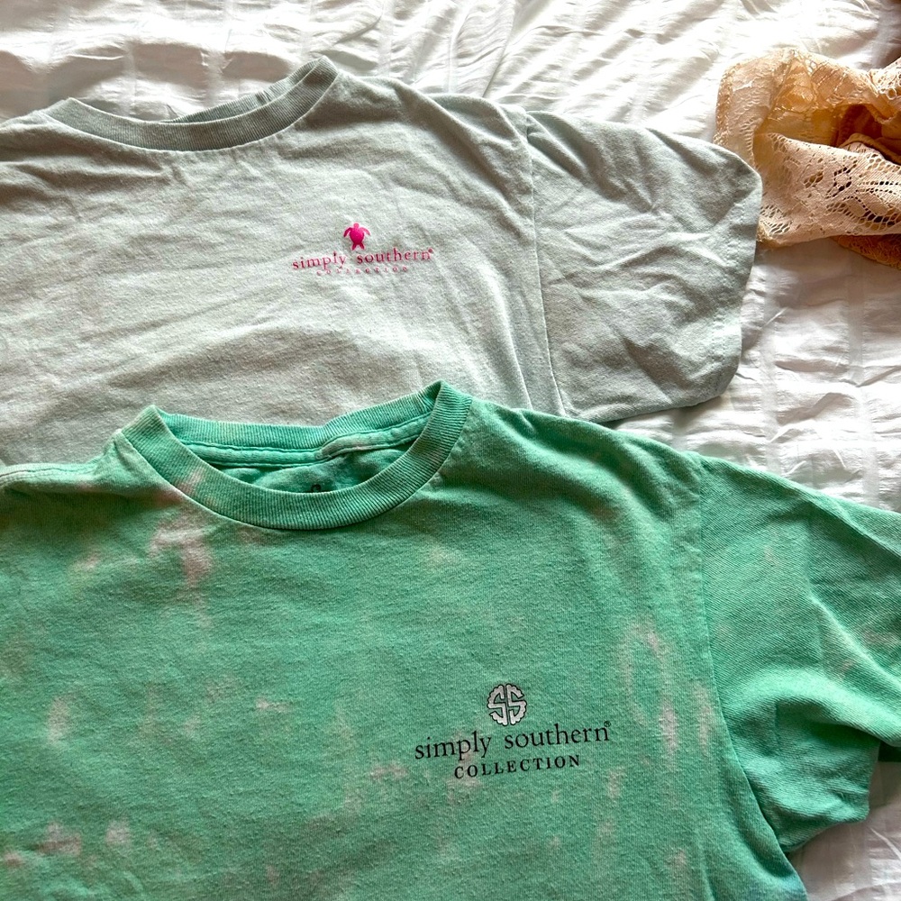 2 kids simply southern shirts !!